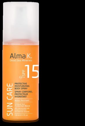 Alma K. Sun Care Protective Moisturizing Body Spray SPF15 - Tělový sprej na opalování 150 ml