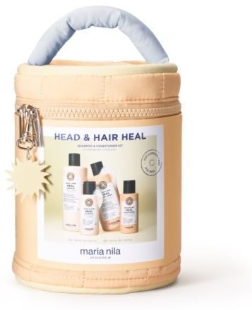 Maria Nila Beauty Bag 2026 Head & Hair Heal Set - Šampon 350 ml + kondicionér 300 ml + šampon 100 ml + kondicionér 100 ml Dárková sada