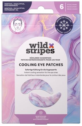 Wild Stripes Cooling Eye Patches Marble Rose - Samochladicí polštářky pod oči
