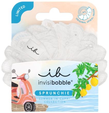 Invisibobble SPRUNCHIE SIC Blanco Bliss - Gumička do vlasů 1 ks