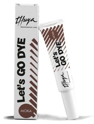 Thuya Professional Line Kit Lets Go Dye Moka - Gelová barva na obočí 1 ks + speciální roztok Dárková sada