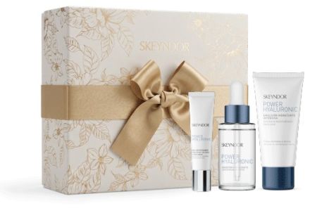 Skeyndor Power Hyaluronic Vánoční Set 26 - Krém 50 ml + booster 30 ml + chladivý oční krém 15 ml Dárková sada