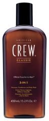 American Crew Classic 3in1 - Šampon + kondicionér + gel 450ml