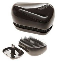 Tangle Teezer Compact Groomer Men Black - kompaktní kartáč na vlasy černo - šedý