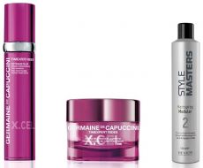 Germaine de Capuccini X.Cel Set - Pleťový krém 50ml + Pleťové sérum 50ml + Lak na vlasy 200ml Dárková sada