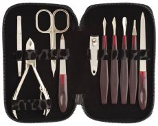Dup Manikúra Dress - Koženková manikúrní sada 10-ti dílná