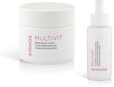 Ainhoa Multivit pro normální pleť sada - Multivitaminový krém 50 ml + vitaminový rozjasňující koncentrát 50 ml Dárková sada
