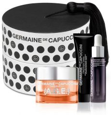 Germaine de Capuccini Timexpert C+ (A.G.E.) Vánoční sada - Multi-korekční krém 50 ml +oční krém 15 ml + noční reparační sérum 15 ml + kabelka Dárková sada