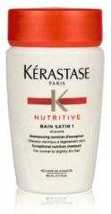 Kérastase Nutritive Bain Satin1 Travel Size - Šamponová lázeň pro normální a jemné vlasy 80 ml Cestovní balení