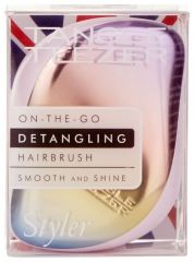 Tangle Teezer® Compact Styler Pearlescent Matte Chrome - Kompaktní kartáč na vlasy