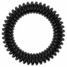 Invisibobble SLIM True Black - Gumičky do vlasů čená 3 ks