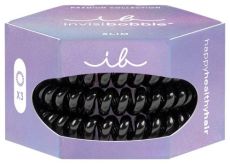 Invisibobble SLIM True Black - Gumičky do vlasů čená 3 ks