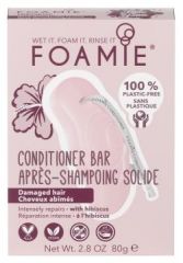 Foamie Conditioner Bar Hibiskiss - Tuhý kondicionér pro poškozené vlasy 80 g