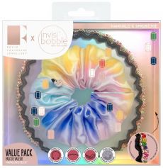 Invisibobble Rosie Fortescue Trendy Treasure Kit - Gumička do vlasů 1 ks + nastavitelná čelenka 1 ks Dárková sada