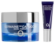 Germaine de Capuccini Excel Therapy O2 Vánoční Set - Okysličující pleťový krém 50 ml + Okysličující krém na oční okolí 15 ml Dárková sada