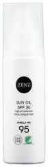 Zenz Organic No. 95 SUN Oil SPF 30 High protection face body & hair VANILLA - Opalovací olej SPF30 vanilka 150 ml
