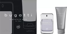 Bugatti Signature Grey Set - EDT 100 ml + sprchový gel 200 ml Dárková sada