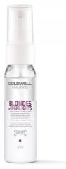 Goldwell Dualsenses Blondes & Highlights Serum Spray - sérum pro lesk barvených a melírovaných vlasů 30 ml Cestovní balení
