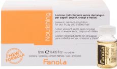 Fanola Nourishing Leave-in Restructuring Lotion - intenzivní hydratační sérum pro suché a poškozené vlasy 12 x 12 ml