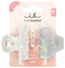 Invisibobble Clipstar M Pearly Frost - Skřipec do vlasů 2 ks