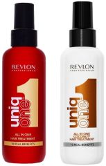 Revlon Professional Uniq One Duo Set - Bezoplachová péče kokos 150 ml + bezoplachová péče klasik 150 ml Dárková sada