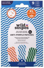 Wild Stripes Anti-Pimple Patches XL Clear - XL náplasti na pupínky 9 ks