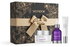 Skeyndor Global Lift Vánoční Set - Krém 50 ml + elixír 30 ml + krém na oční okolí 15 ml Dárková sada