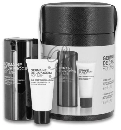 Germaine de Capuccini For Men Sada - Obnovující a omlazující koncentrát 50 ml + Sérum na oční okolí 15 ml Dárková sada