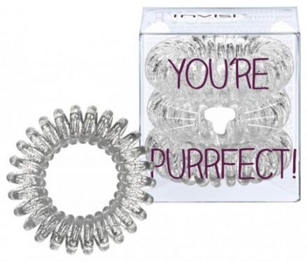 Invisibobble Sparkling Clear - Průhledná s glitry 3ks