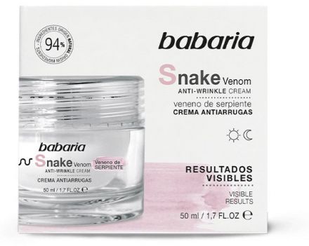 Babaria Snake Venom Anti-Wrinkle Cream - Krém proti vráskám s výtažkem hadího jedu 50 ml