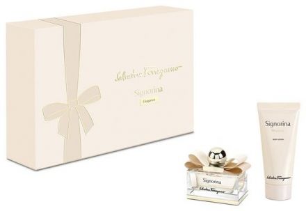 Salvatore Ferragamo Signorina Eleganza Set - EDP 50ml + Tělové mléko 100ml Dárková sada