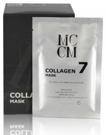 Mesosystem Facial Colagen 7 Mask - Zpevňující a liftingová maska 12ks