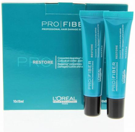 L´oréal Professionnel Pro Fiber Restore Concentrate - Koncentrát pro obnovu vlasů 10x15ml