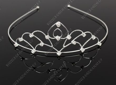 Korunka se štrasovými kamínky 08250