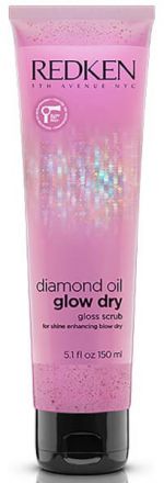 Redken Diamond Oil Glow Dry Gloss Scrub - Vlasový peeling pro diamantový lesk 150ml