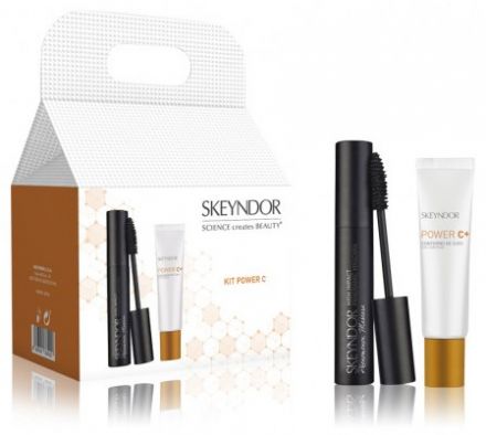 Skeyndor Power C+ Kit - Krém na okolí očí Power C+ 15ml + Řasenka Phenomenon 10ml Dárková sada