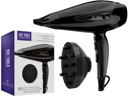 Hot Tools Cool Touch Turbo Ionic AC Dryer - Fén s difuzérem