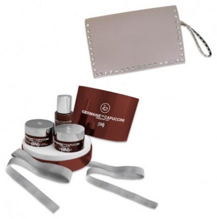 Germaine de Capuccini Timexpert lift (IN)1 Letní sada - Pleťový krém Supreme Definition 50 ml + Zpevňující sérum Vector Lift 50 ml + Vypínací krém na krk a dekolt 50 ml + Neceser Dárková sada