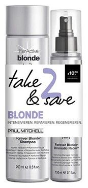 Paul Mitchell Forever Blonde Sada - Šampon 250 ml + Regenerační sprej 150 ml Dárková sada