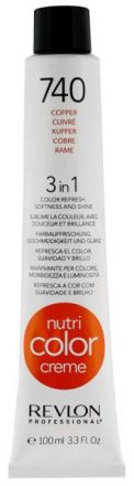 Revlon Professional Nutri Color Cream - Barevná hydratační maska č. 740 měděná 50 ml Cestovní balení