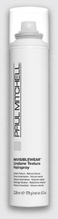 Paul Mitchell Invisiblewear Undone Texture Hairspray - Lak na vlasy pro objem účesu 197 ml