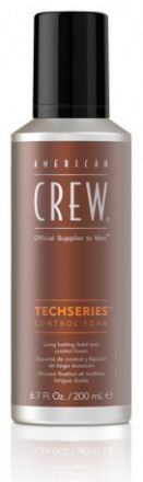 American Crew Techseries Control Foam - Pěna na vlasy pro celodenní fixaci 200 ml