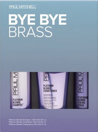 Paul Mitchell Platinum Blonde Trio - Šampon 300ml + Kondicionér 200ml + Sprej 150ml Dárková sada