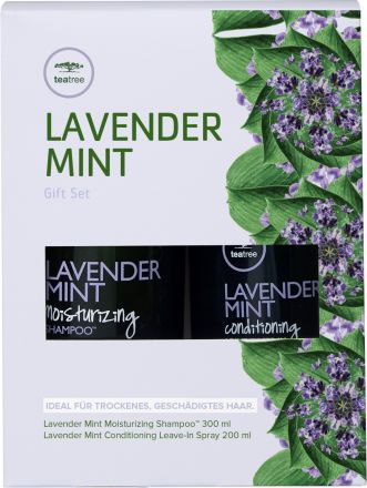 Paul Mitchell Tea Tree Levender Mint Vánoční sada - Šampon 300 ml + kondicionér ve spreji 200 ml Dárková sada