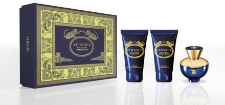 Versace Dylan Blue Pour Femme Set II - EDP 50 ml + tělové mléko 50 ml + sprchový gel 50 ml dárková sada