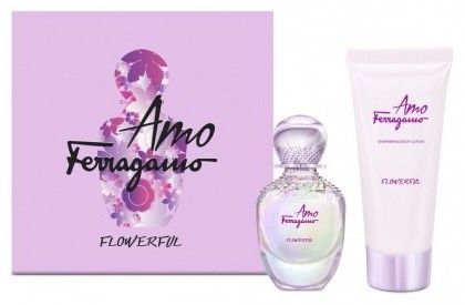 Salvatore Ferragamo Amo Ferragamo Flowerful Sada - EDT 50 ml + tělové mléko 100 ml Dárková sada