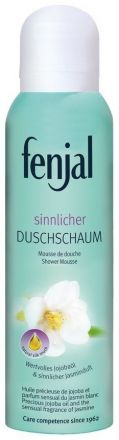 Fenjal Shower Mousse Sensitive - Pečující sprchová pěna 200 ml