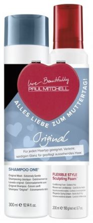 Paul Mitchell Original Duo - Šampon pro jemné mytí 300 ml + pečující pěna 200 ml + zrcátko Dárková sada
