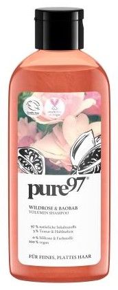 Pure 97 Wildrose & Baobab Shampoo - Šampon pro jemné vlasy 250 ml