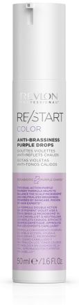 Revlon Professional Restart Anti-brassiness Purple Drops - Sérum pro neutralizaci teplých odstínů 50 ml